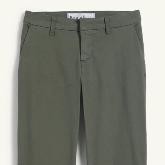 NWT Frank & Eileen Wicklow Italian Performance Twill Chino Pants Army $288 - Picture 4 of 10